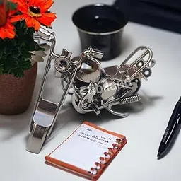 Fribiland Handmade Decorative Toy Bicycle,Showpiece Bike, Bicycle Toy for Kids, Bike for Home and Office Decoration.Grey Colour,Iron (15x4x7) cm-picture-50