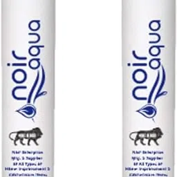 Noir Aqua - PP Spun Filter for All type RO Water Purifiers (2 Piece, White, 10 Inch, 5 Micron, 90 Gram) - RO spun filter cartridge-picture-23