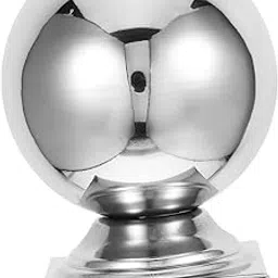 Outanaya Stainless Steel Gazing Globe Decorative Sphere Polished Mirror Finish Hollow Design for Garden and Home Lightweight and Stable Base for Easy Installation-image-7