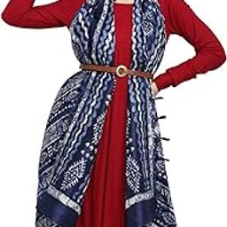 dupatta bazaar Women's Floral Silk Blend Dupatta-picture-2