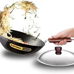 Hawkins Futura Stir-Fry Wok 3 Litre with SS Lid and Induction Compatible Base-picture-45