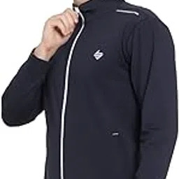 john ally Gym Activewear Jacket for men with both side zipper pocket for gym yoga training sports running and casual wear.-picture-23