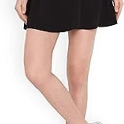 funku fashion Solid High Waist Flared Skater Side Zip Skirt for Women and Girl-picture-47