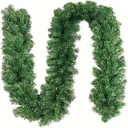 SMARTBUYER 9 Feet Christmas Garland Artificial Pine For Outdoor & Indoor Wedding Party Doorway Wall Stairs Decorations And Diy Wreath, 12 CM-picture-59