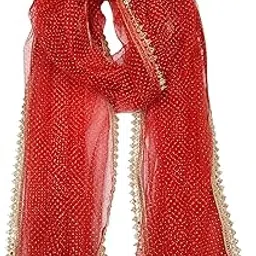 Men's Net Dupatta With Due Drop Print & 4 Side Frill Lace in for Kurta/Sherwani/Achkan/Suit (length-2.25m, Width - 95cm)-image-10