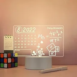 High Transparent Acrylic DIY Note Board Holiday Light Creative Led Night Light USB Message Board Light with Pen Acrylic Led Table Desk Lamp Decoration Night Lights-picture-13