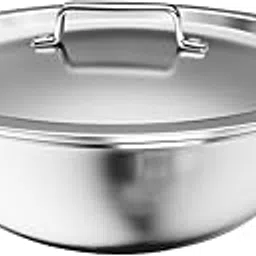 Lifelong LLTPDK004 Triply Deep Kadai with Riveted Handles with Stainless Steel Lid 2.1 litres Capacity (22 cm Diameter, Induction and Gas Stove Friendly)-picture-29