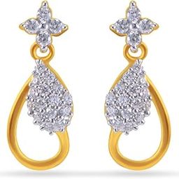 joyalukkas Women's & Girl's Pride Diamond Collection 18K Yellow Gold Stud Matching Earrings-picture-42