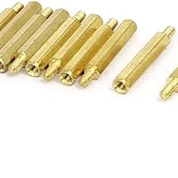Aexit M3 (hand operated tools) x 25mm+6mm Male to Female Thread Brass Hex Hexagonal Standoff (83ry505qf81) Spacers 10PCS-image-50