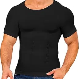 naten Mens Slimming Underwear Body Shapewear Shirt Abdomen Slim Tank Top Compression T-Shirt Abs Abdomen Slim Body Shaper-picture-18