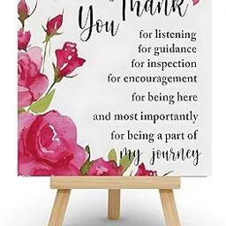 Kachi Pencil YOU THANK Inspirational Gifts for Women Men,Table Decor Wooden Plaque with Easel for Home Office Desk Décor-KCSTAND-423-picture-23