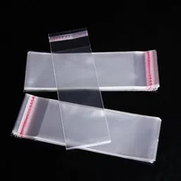 DMS RETAIL Ideal for Packing Plastic polythene Clear Bags Small Size Pouches Transparent Self Adhesive BOPP Bags for Jewellery Packing 3X7 INCHES Pack of (200)-picture-57