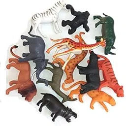 12 Psc Natural World Wildlife Jungle Realistic Figures Animal Toys for Kids (Multi-Color).-picture-12