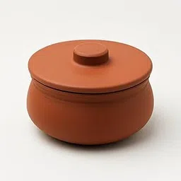 Terracotta Clay Curd Setting and Storage Pot with Lid, Traditional Round Earthenware Handi-picture-12