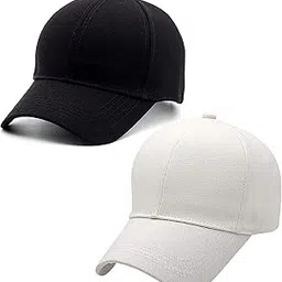 zacharias Women's Cotton Adjustable Plain Solid Baseball Cap (Pack of 2)-picture-24