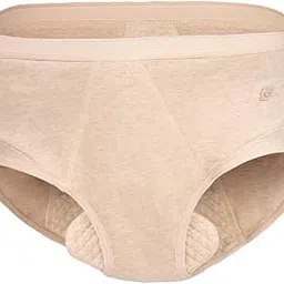 SochGreen Reusable Incontinence Underwear For Women, Organic Cotton Brief, Wash & Reuse, Absorbs Light Urine Leaks (15 ML)- Absorbent & Leakproof (With Stitched Pad) (Black, M)-picture-17