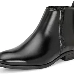 server Men's Chelsea Boots | Ankle Height Casuals for Men| All Day wear Comfortable Formal Office & Business Wear Shoes | Zipper Boots-picture-53