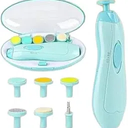 Trusted New Baby Nail File Electric || Baby Nail Trimmer with 6 Grinding Heads Safe for Newborn Baby Baby Nail Clippers with Light || Electric Baby Nail Trimmer(Multicolor) Nil Exporttanza-P4911-picture-32