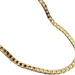 Mens Gold-plated Brass Chain F1358 Gold 1 Necklace-picture-46