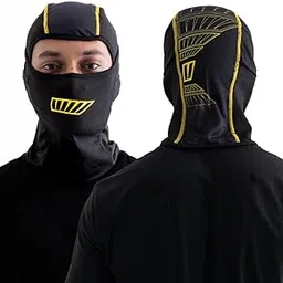 Tiivra Heatseeker Multiuse Balaclava for Bikers, Full Face Mask for Riding, Cycling,Running,Sun & Dust Protection, Free Size-picture-23