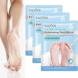 Foot Peel Mask for Dead Skin Removal Dry Cracked Callus Remover Hydrating Sock Deeply Moisturizes Dry & Dull Skin Reduces Pigmentation Make Your Feet Baby Soft Repair Rough Heels (Pack of 2)-image-9
