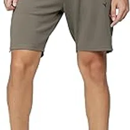 technosport Mens Solid Regular Fit Shorts image 1