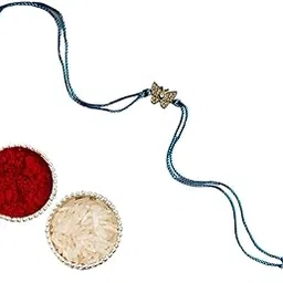 Butterfly with centre Evil Eye Rakhi-picture-45