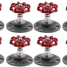 HEAVENGLOW 8Pieces Rustic Wall Mounted Hook Coat Hat Clothes Storage Towel Key Holder-picture-59