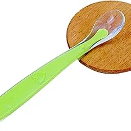 THE LITTLE BUNNY HOP IN STYLE Baby Feeding Spoon with Ultra Supple Silicone Tip | Ideal for Newborn & Toddlers | BPA Free, Self Safe Feeding Utensil, Babies Weaning Spoon for 4+ Months Kids (Green)-picture-41