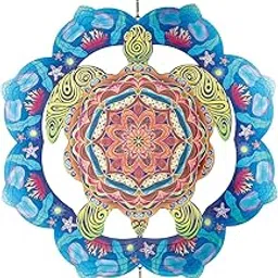 Sea Turtle Wind Spinner for Outdoor,12 inch Hanging Wind Sculpture,3D Stainless Steel Turtle Design Wind Spinners Art Ornaments for Garden Yard Balcony Decor-picture-27