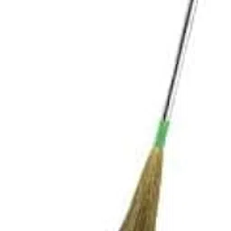 WoFLoo Broom with Natural Soft | No Dust Grass Long Stick Jhadu for Home/Pantry/Office Cleaning Multicolor (1)-image-11