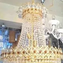 SHRI MAHAL ANTIQUES LED Crystal Big Size Jhumar Ceiling Light for Living Room Bed Room Hall-picture-21