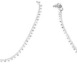 Stylish Diamond silver payal/anklets for women & Girls-picture-44