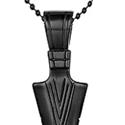 okos Men's Fashion Jewellery Solid Spear Point Arrowhead Pendant Necklace With Chain For Boys and Men PD1000875-picture-53