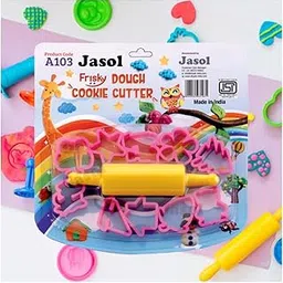 Dough Clay Cutting Tools for Kids, 11pcs Dough Tools Kit Include Assorted Dough Accessory Molds 1 Rollers Cutters for Playing-picture-55