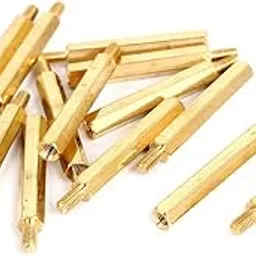 3NH® M3x30mm+6mm Brass Hexagonal Male/Female Standoff Spacer Pillar 15pcs-picture-36