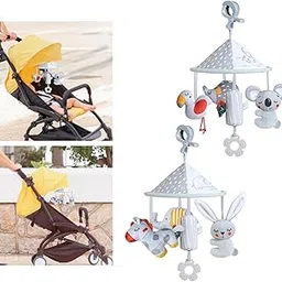 MERISHOPP Stroller Crib Hanging Toy Soft Baby Crib Nursery Mobile for Infant Baby Boys Koala-image-40