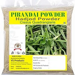 VS Products Pirandai Powder, 200g, Nalleru, Cissus Quadranglaris, Hadjod, Veldt Grape Powder, (pack of 2 x 100g)-picture-52