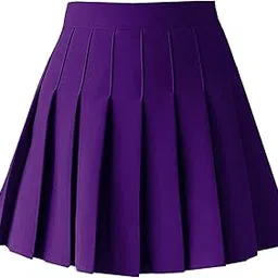 myaddiction Pleated Skirt Activewear Athletic Skorts High Waisted Deep Purple XL-picture-18