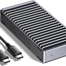 UGREEN 40Gbps M.2 NVMe SSD Enclosure, External SSD Drive with Double-Sided Fin Heat Dissipation, Compatible with Thunderbolt 4/3/USB4/3.2/2.0, Support M-Key/(M&B) Key 2280/2260/2242/2230 SSD Size-picture-26
