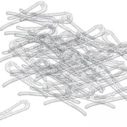 JAZZY PEARLS® 2x200Pcs Shirt Clips Sock Skirts Cloth Clip Transparent Alligator Clip Square Toothed 40mm-picture-10