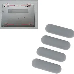 KalamkariX 4 PCS Laptop Rubber Feet Replacement, Anti Slip Bottom Rubber Grip Pads for Improved Airflow and Ergonomics, for Most Laptop Models-picture-31
