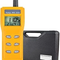 CO2 Meter Air Quality Monitor Handheld CO2 Monitor 0~9999ppm Measurement Carbon Dioxide Temperature Humidity Detector NDIR Sensor Indoor Outdoor Air Quality Tester-picture-19