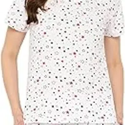 camey Night Suit Set for Women | Printed Cotton Top & Shorts Set for Women-picture-28