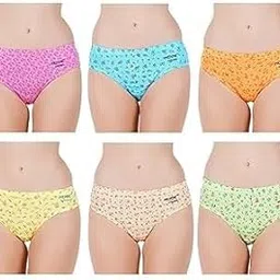 pride apparel Women's Cotton Panties Soft Brief Innerwear Panty Combo-picture-15