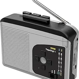 atdaraz Portable Cassette Players & Recorders, AM FM Radio Walkman Cassette Player Convert to MP3 by Micro SD Card, Built-in Mic and Speaker for Voice Recorder-image-96