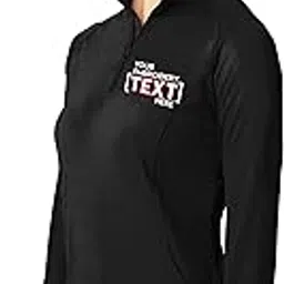 tee miracle Custom Embroidered Jackets for Women & Men - Add Your Text - Lightweight Embroidery Half Zip Pullover-picture-35