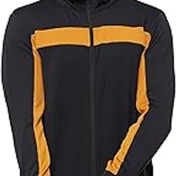 Polyester Colorblocked Lightweight Activewear Upper Track Jacket for Men | High Neck | Regular Fit | Full Sleeve | Casual Sports Jackets | Ideal for Mild Winter Weather-image-27