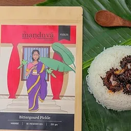 The Manduva Project Bitter Gourd Pickle 250g | Karele Ka Achaar | Authentic South Indian Achar | Healthy & Tangy Flavor | No Artificial Preservatives | Handmade Traditional Recipe | Perfect with Meals & Snacks-picture-29