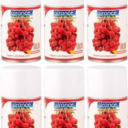 Airance Automatic Air Freshner Refill Perfume Spray - Litchi - 250 ML - Pack of Six - Fits all Machine using 250 ML / 300 ML bottles-picture-23